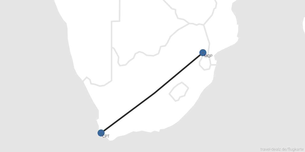 Rückflug nach Kapstadt